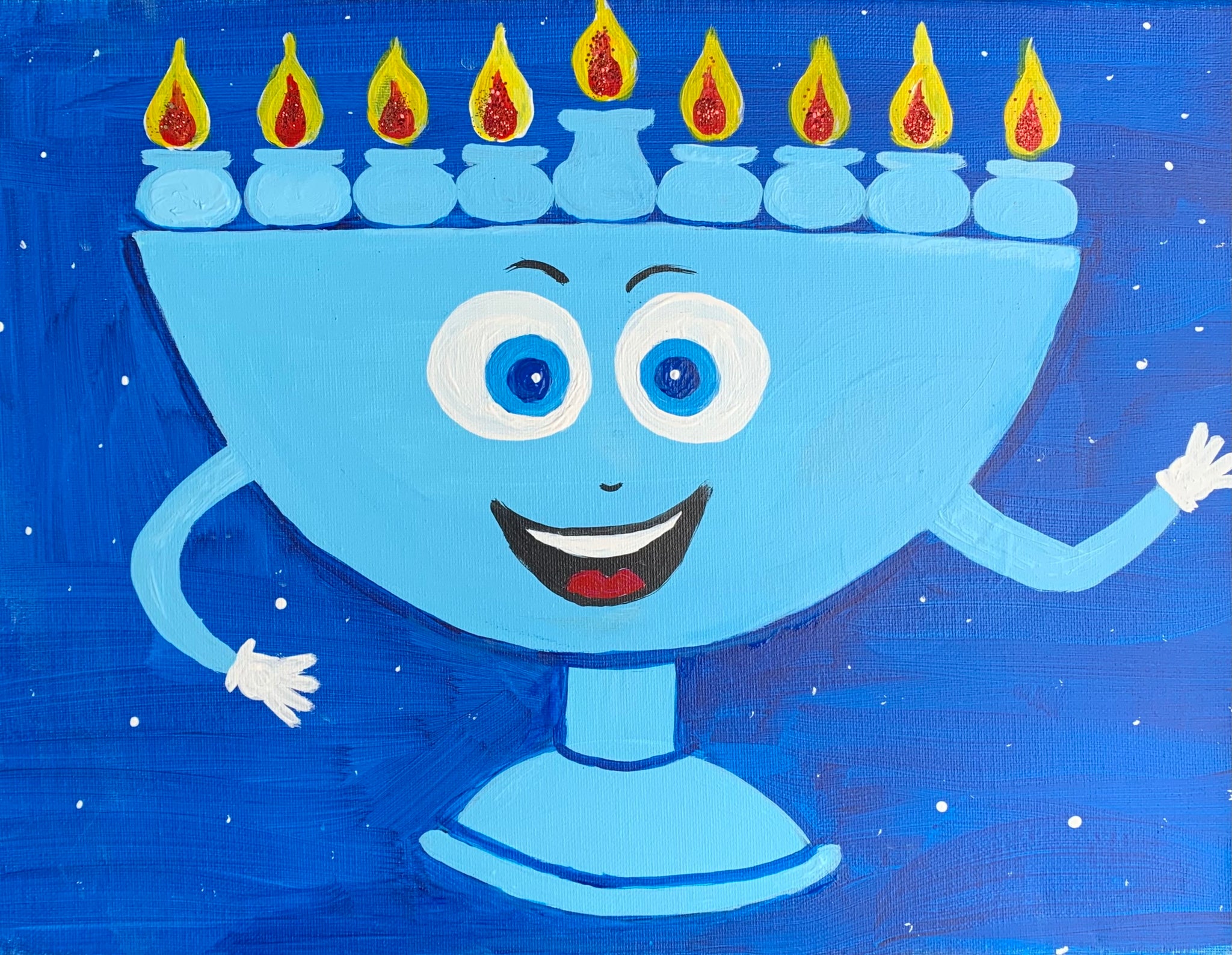 6+ Menorah Paint Kit